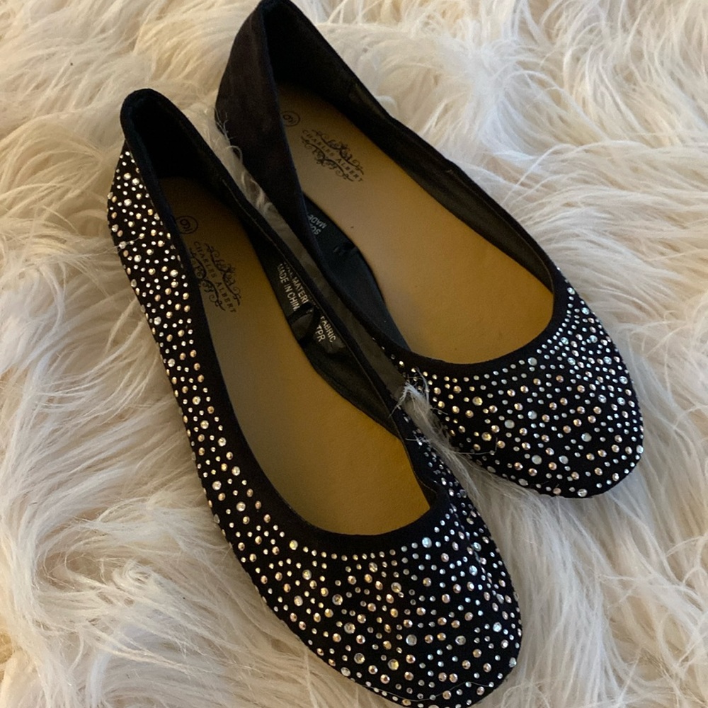CHARLES ALBERT crystals flats